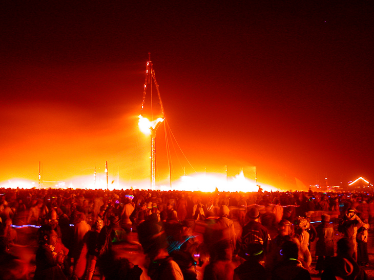 Last Legs, Burning Man photo