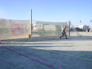 Playa Tennis, Burning Man photo