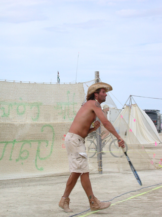 Anthony Serving, Burning Man photo