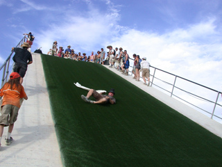 Astroturf Slide, Burning Man photo