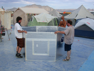 Tom's Hexayurt, Burning Man photo