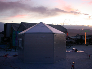 Hexayurt, Burning Man photo