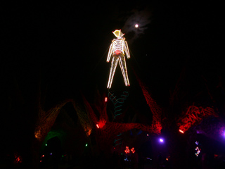 The Man and the Moon, Burning Man photo