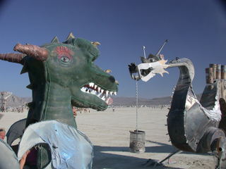 Dragon Meets Dragon, Burning Man photo