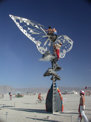 In the Butterfly, Burning Man photo