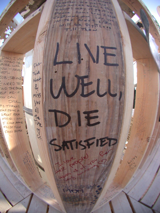 Temple Writings, Burning Man photo