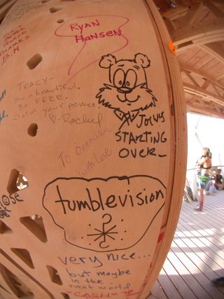 Temple Writings, Burning Man photo