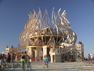 Temple, Burning Man photo