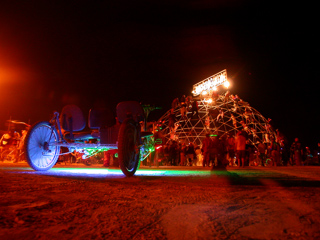 Double Trike at Thunderdome, Burning Man photo