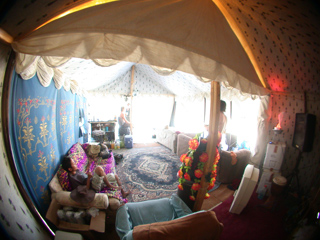 Inside the Big Tent, Burning Man photo
