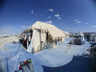 Indian Desert Tent, Burning Man photo