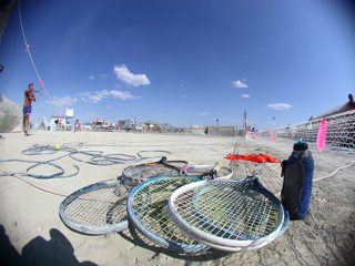 Rackets, Burning Man photo