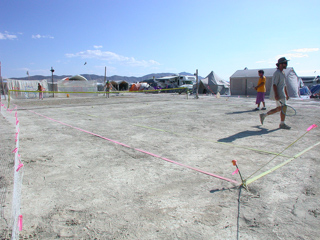 Playa Tennis Court, Burning Man photo