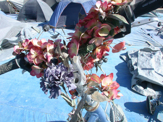 Flower Bike, Burning Man photo