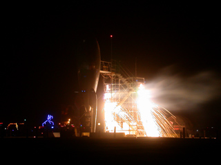 Explosion at the Launch Pad, Burning Man photo