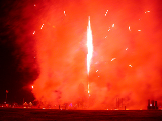 Rocket Launch, Burning Man photo
