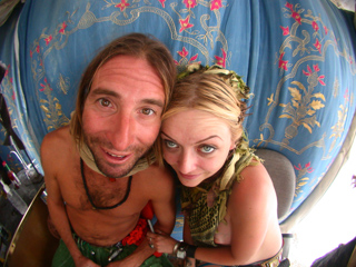 Anthony and Erica, Burning Man photo