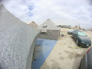 Nadar and the Taj, Burning Man photo