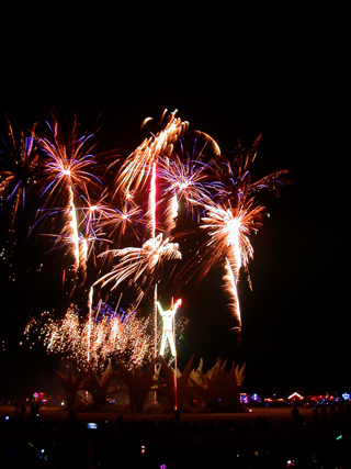 Fireworks, Burning Man photo