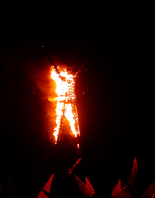 The Man Burns, Burning Man photo