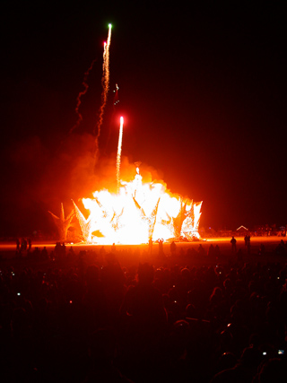 Stray Fireworks, Burning Man photo