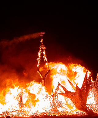 Smoldering Man, Burning Man photo