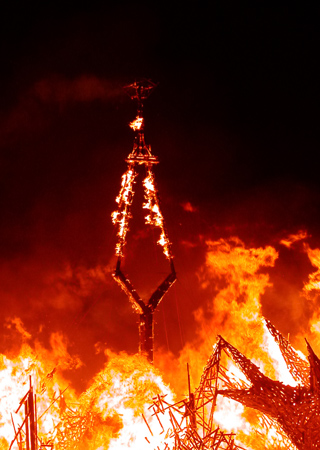 Smoldering Man, Burning Man photo