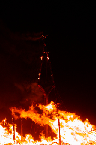 Smoldering Man, Burning Man photo