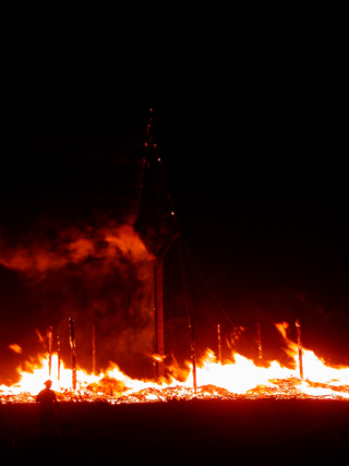 Smoldering Man, Burning Man photo