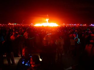 Waiting for the Man to Fall, Burning Man photo