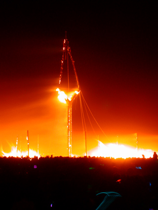 Last Legs, Burning Man photo