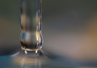 Water Column, Water Drop Falling photo