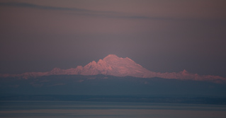 Mount Baker Alpenglow, Sequim photo