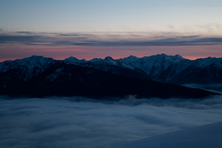 Olympic Mountains at Sunset, Olympic National Park photo