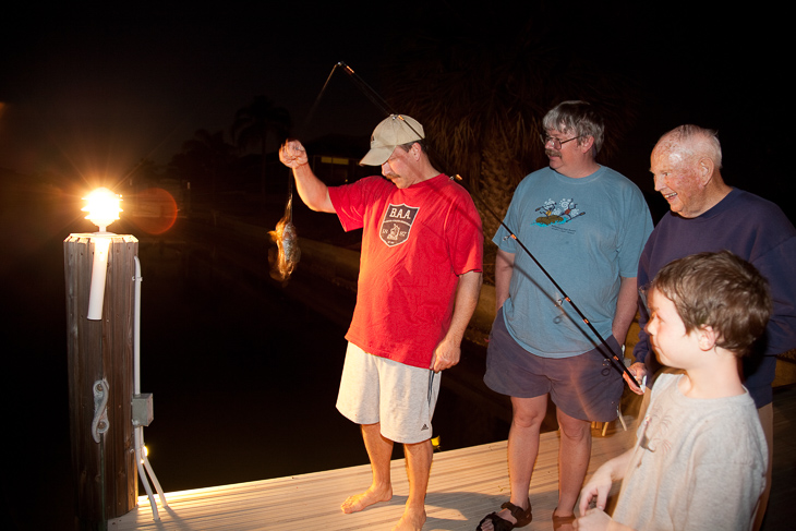 Fishing on the Dock, Marco Island photo