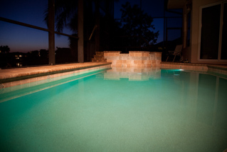 Pool At Night, Marco Island photo