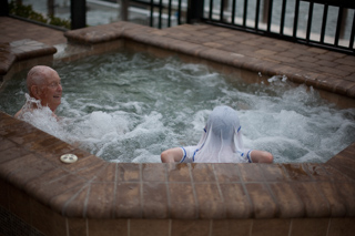 Dad and Sean in the Hot Tub, Marco Island photo