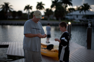 Buck and Ben Fishing, Marco Island photo