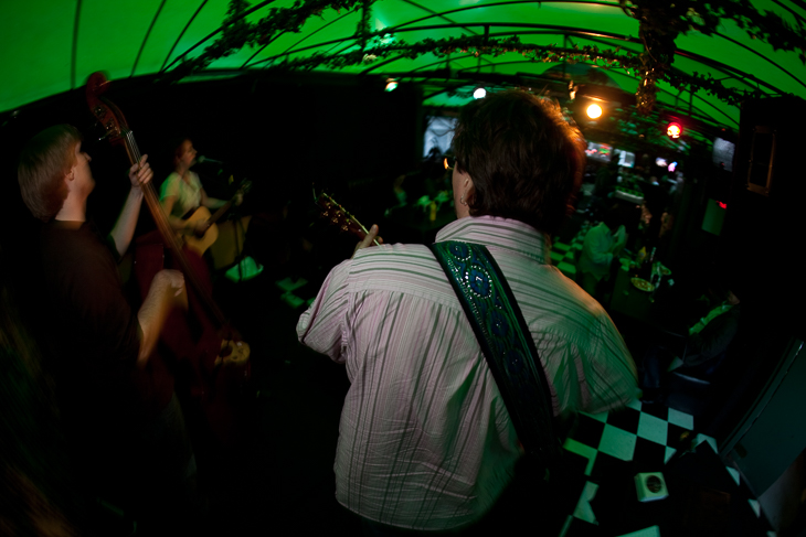 Upstairs stage at Beale Street, Love, Isabel photo