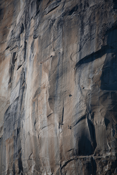 Climbers on El Capitan, Yosemite photo