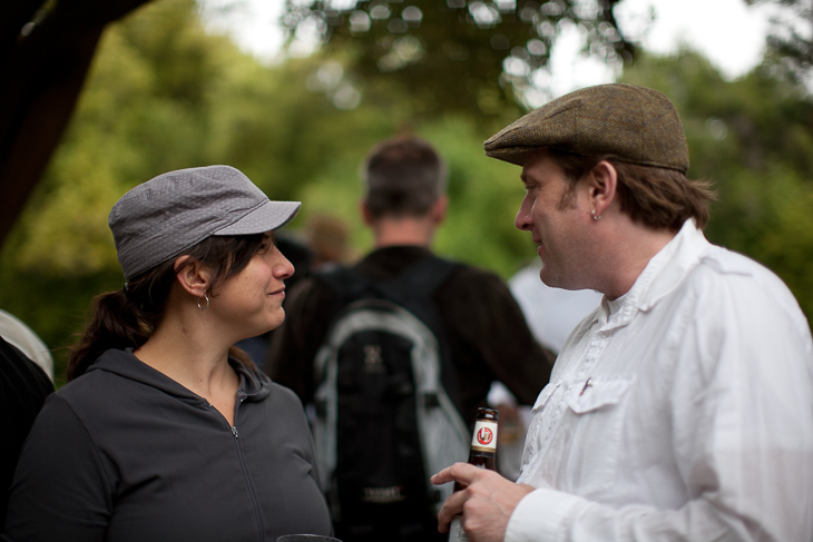 Sandy and Brian, Colony Party photo