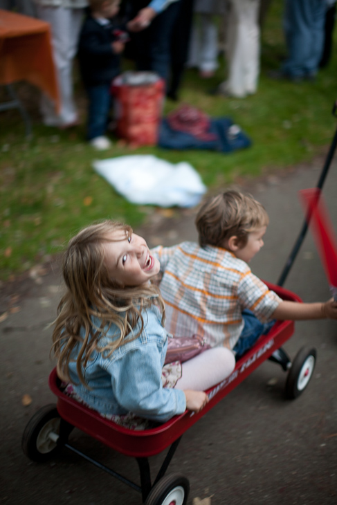 Kids in the Wagon, Colony Party photo