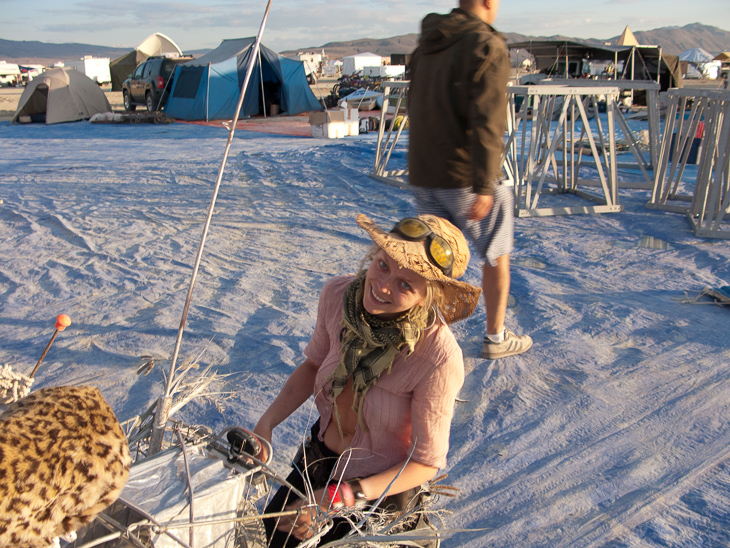 Erica, Burning Man photo