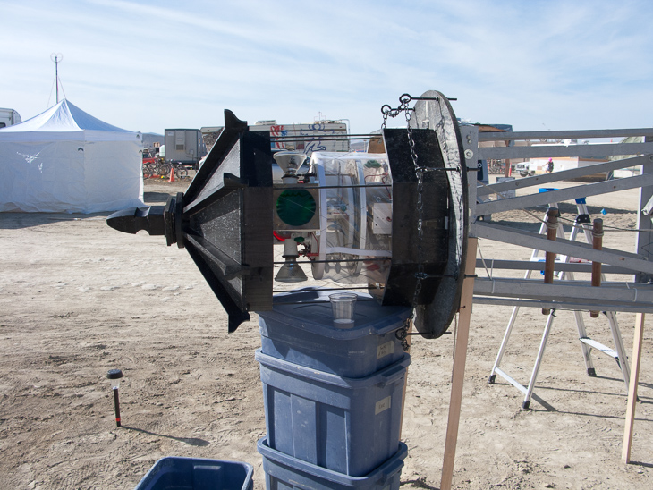 Lighthouse Cap and Light Machine, Burning Man photo