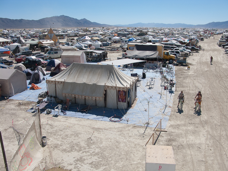 Views from the Tower of Babel, Burning Man photo