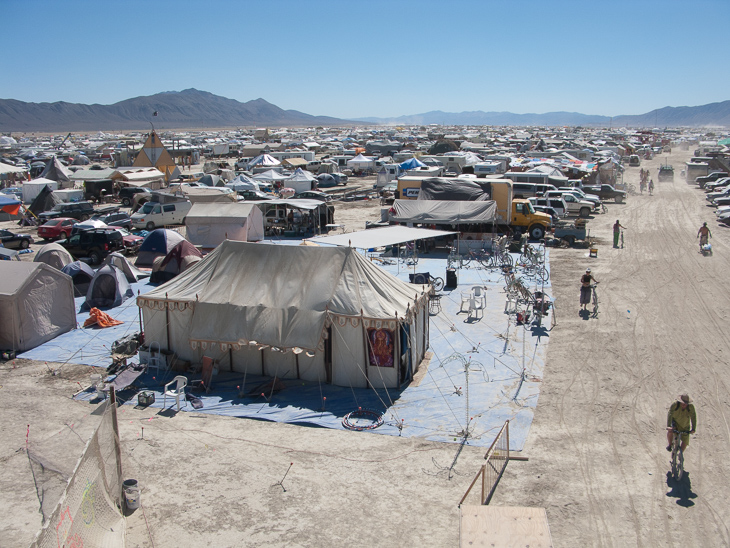 Views from the Tower of Babel, Burning Man photo