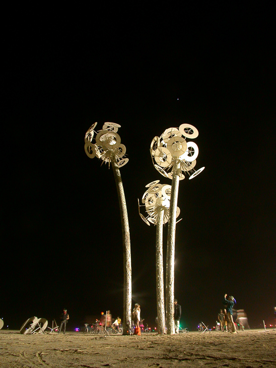 Giant Space Dandelions, Burning Man photo