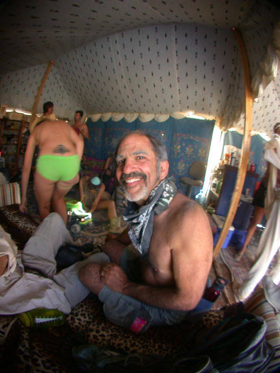 In the Big Tent, Burning Man photo