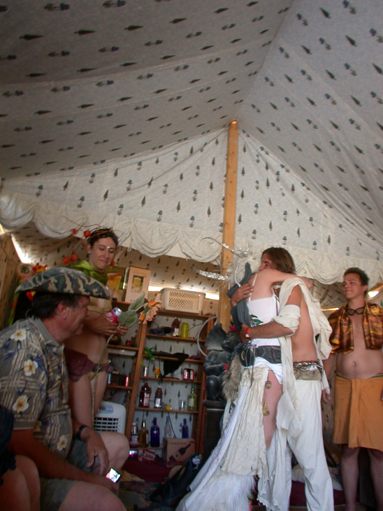 Erica and Anthony, Burning Man photo