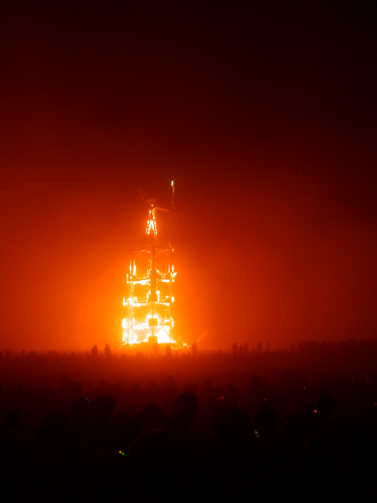 The Man on Fire, Burning Man photo